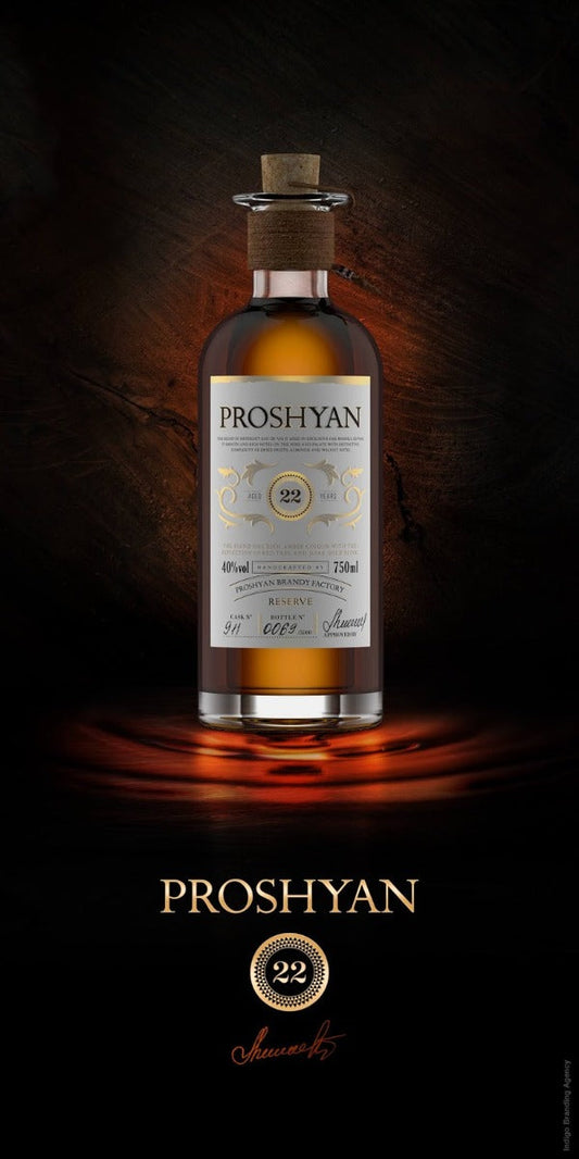 PROSHYAN BRANDY RESERVE ARMENIA 22YR 750ML