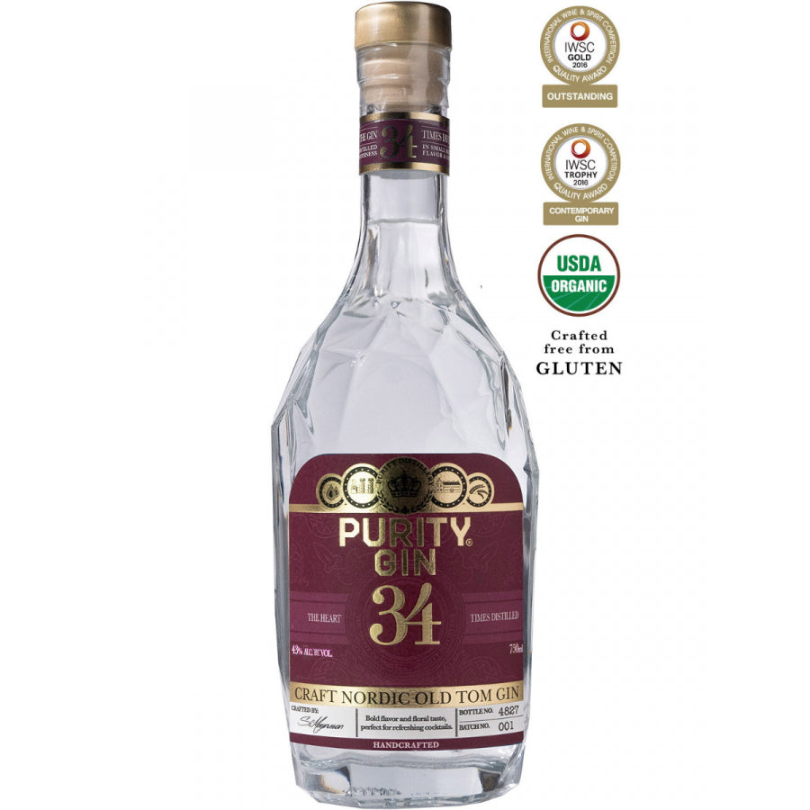 PURITY GIN OLD TOM ORGANIC SWEDEN 750ML - Remedy Liquor