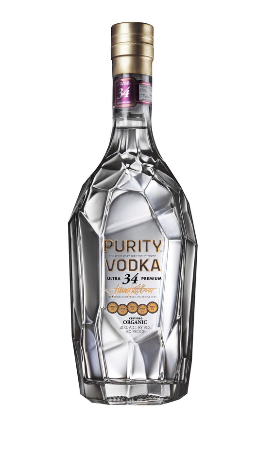 PURITY VODKA ULTRA 34 PREMIUM SWEDEN 750ML - Remedy Liquor