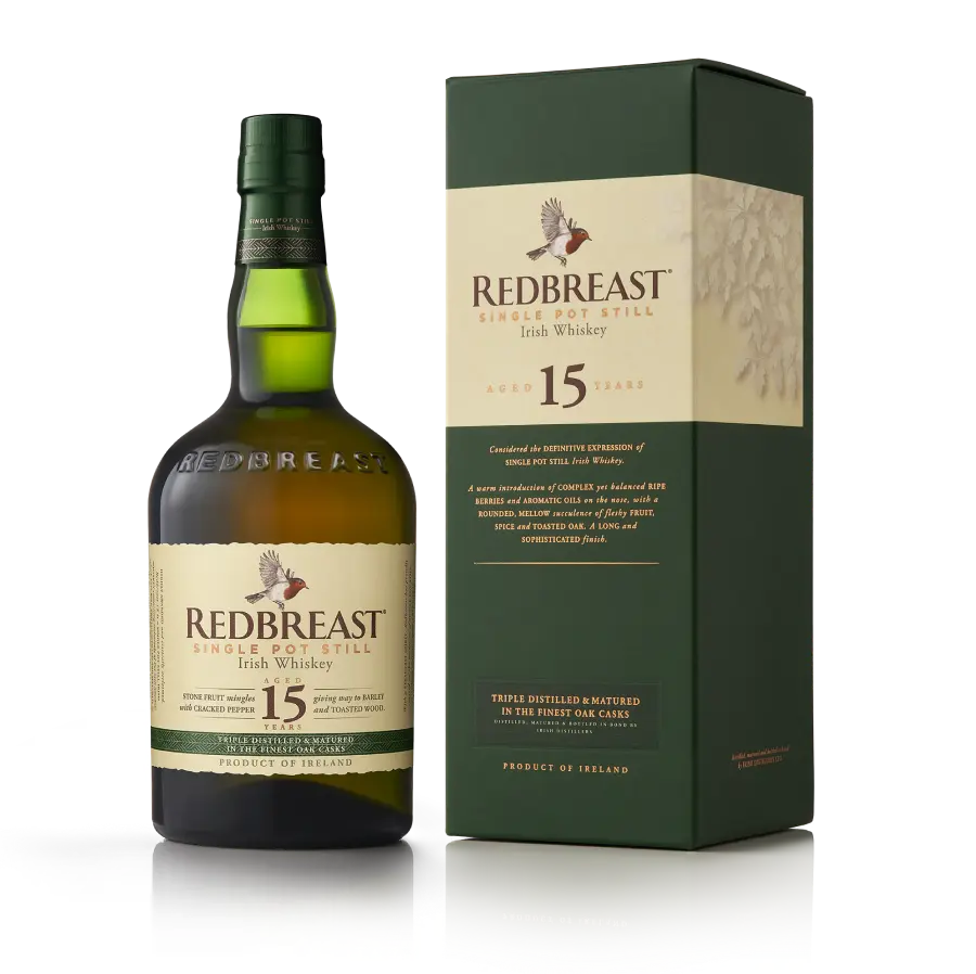 REDBREAST POT STILL IRISH WHISKEY 15YR 750ML Spirits