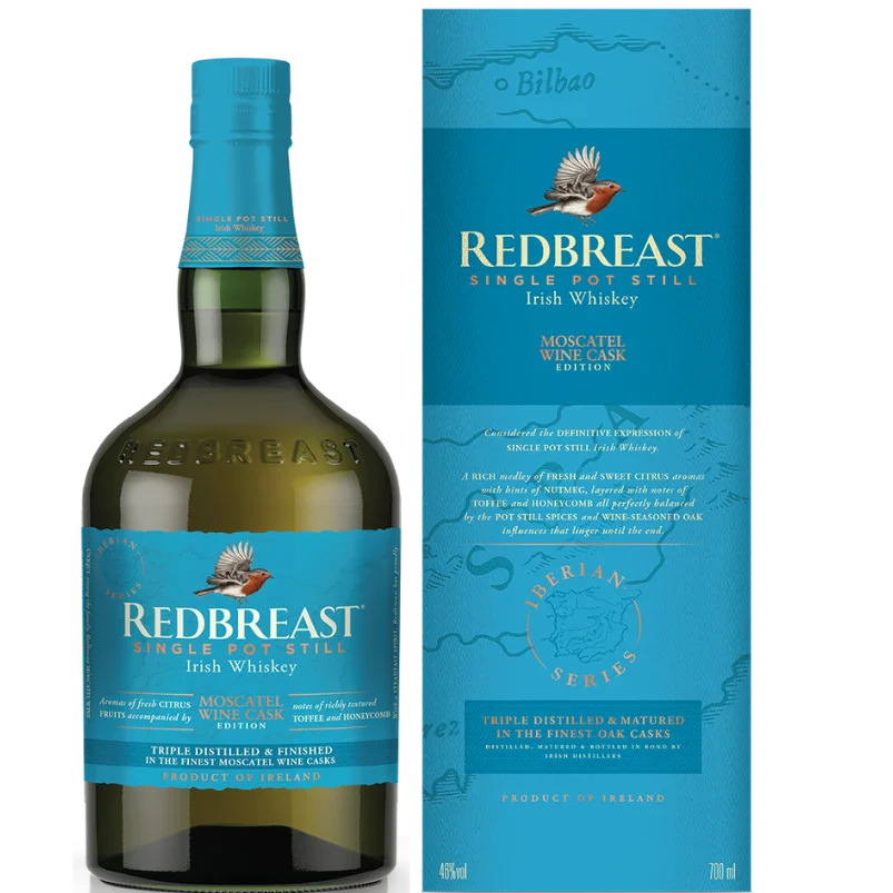 REDBREAST WHISKEY SINGLE POT STILL MOSCATEL WINE CASK EDITION IRISH 700ML LIQ