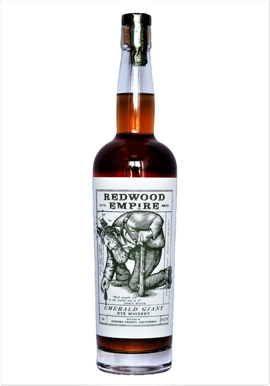 REDWOOD EMPIRE EMERALD GIANT WHISKEY RYE SONOMA COUNTY 750ML - Remedy Liquor