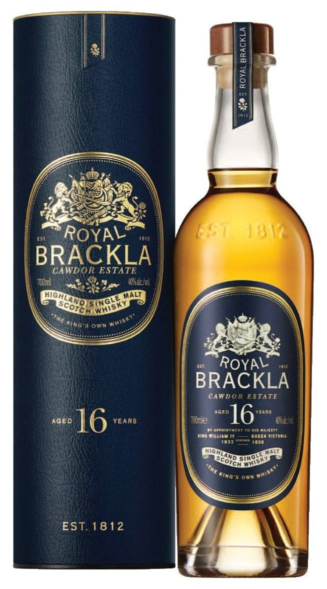 ROYAL BRACKLA CAWDOR ESTATE SCOTCH SINGLE MALT HIGHLAND 16YR 750ML Spirits