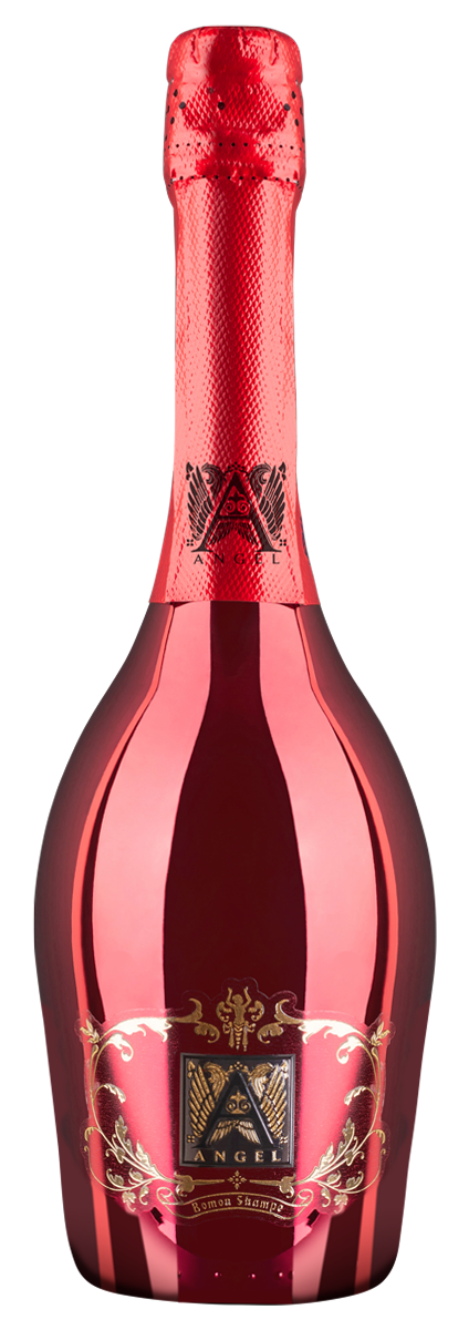 ANGEL RUBY SPARKLING WINE RED SEMI SWEET UKRAINE 750ML