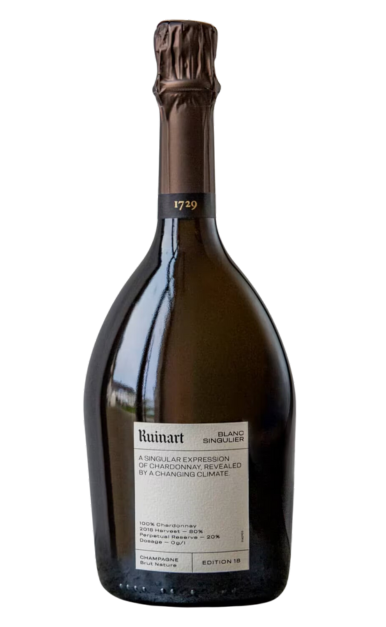 ruinart blanc nature champagne singulier edition 18