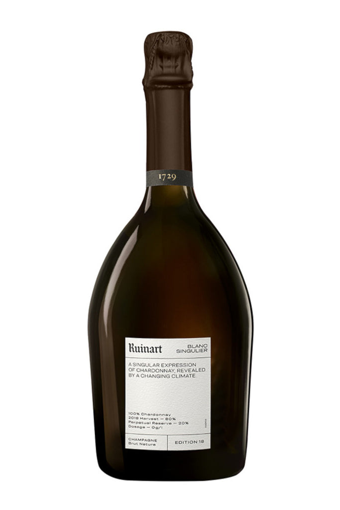 RUINART CHAMPAGNE BRUT NATURE BLANC SINGULIER EDITION 18 FRANCE 750ML