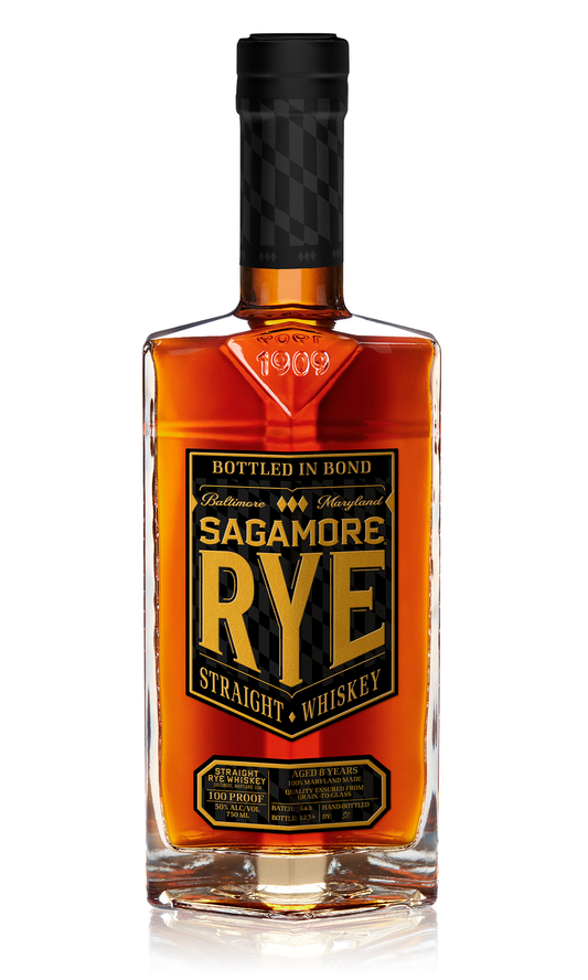 SAGAMORE WHISKEY RYE BOTTLED IN BOND MARYLAND 8YR 750ML LIQ