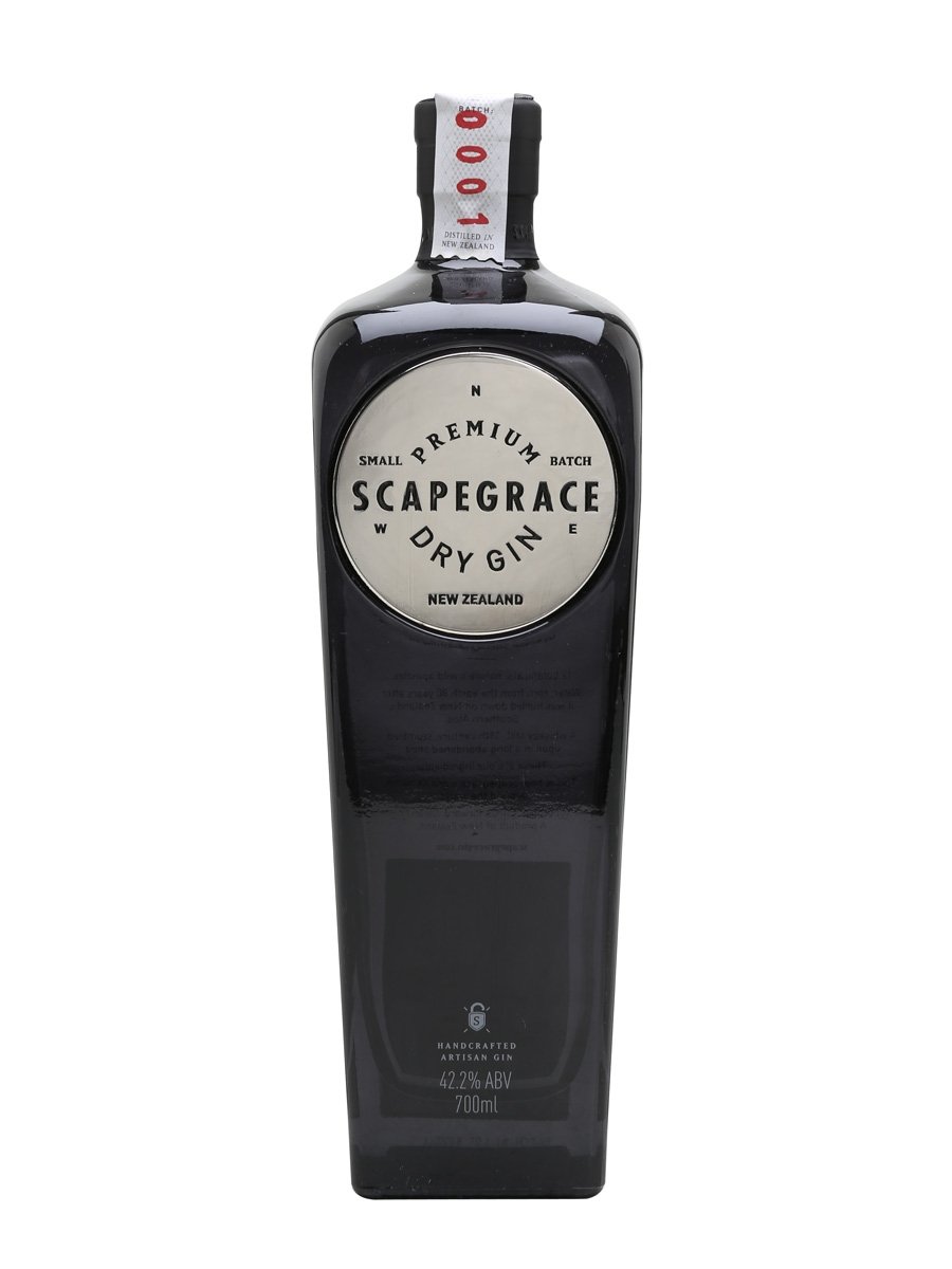 SCAPEGRACE GIN PREMIUM DRY CLASSIC SMALL BATCH NEW ZEALAND 750ML