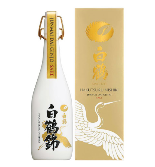 HAKUTSURU NISHIKI SAKE JUNMAI DAI GINJO JAPAN 720ML Wine