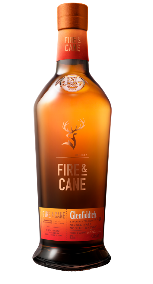 GLENFIDDICH SCOTCH SINGLE MALT EXPERIMENTAL SERIES FIRE & CANE 86PF 750ML