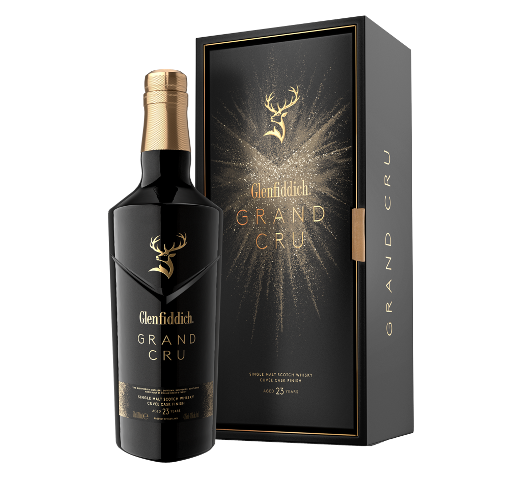GLENFIDDICH GRAND CRU SCOTCH SINGLE MALT CUVE CASK FINISH 23YR 750ML