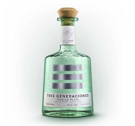 TRES GENERACIONES TEQUILA PLATA CENOBIOS BATCH 90PF 750ML