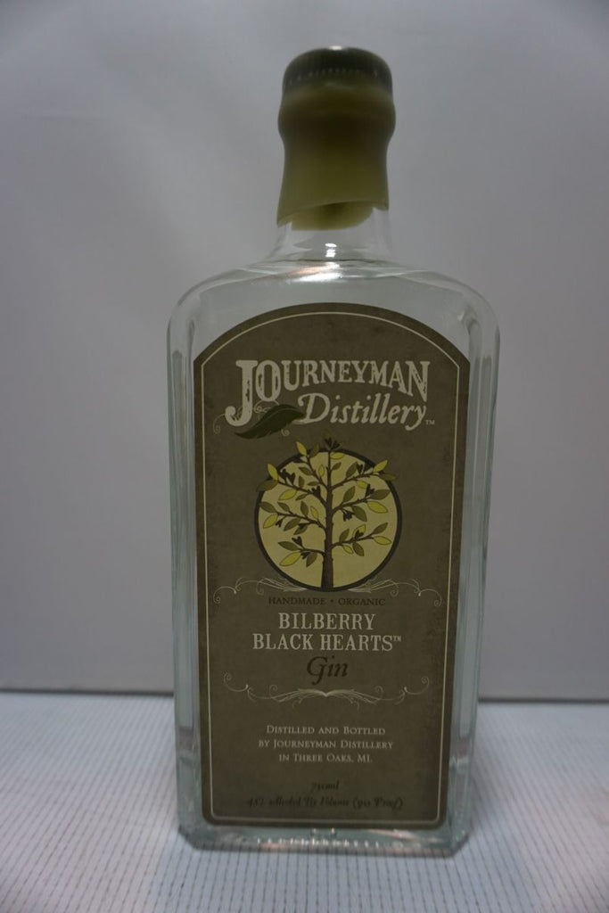 JOURNEYMAN GIN BILBERRY BLACK HEARTS 90PF 750ML