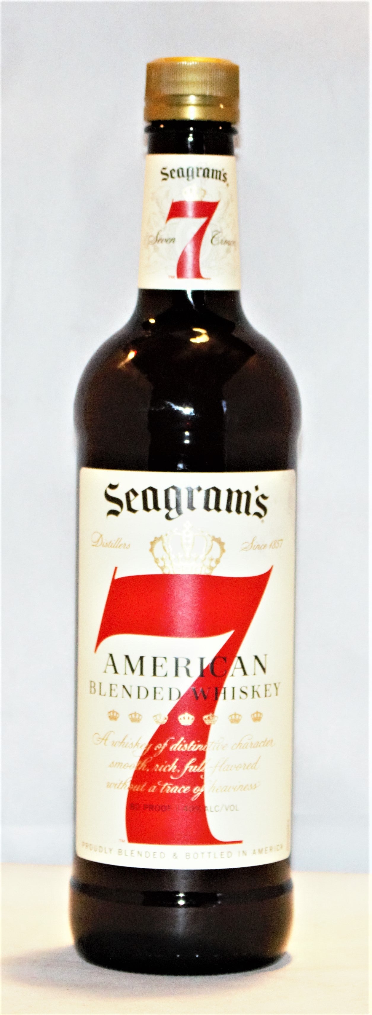 SEAGRAMS SEVEN 7 CROWN WHISKEY BLENDED AMERICAN 750ML