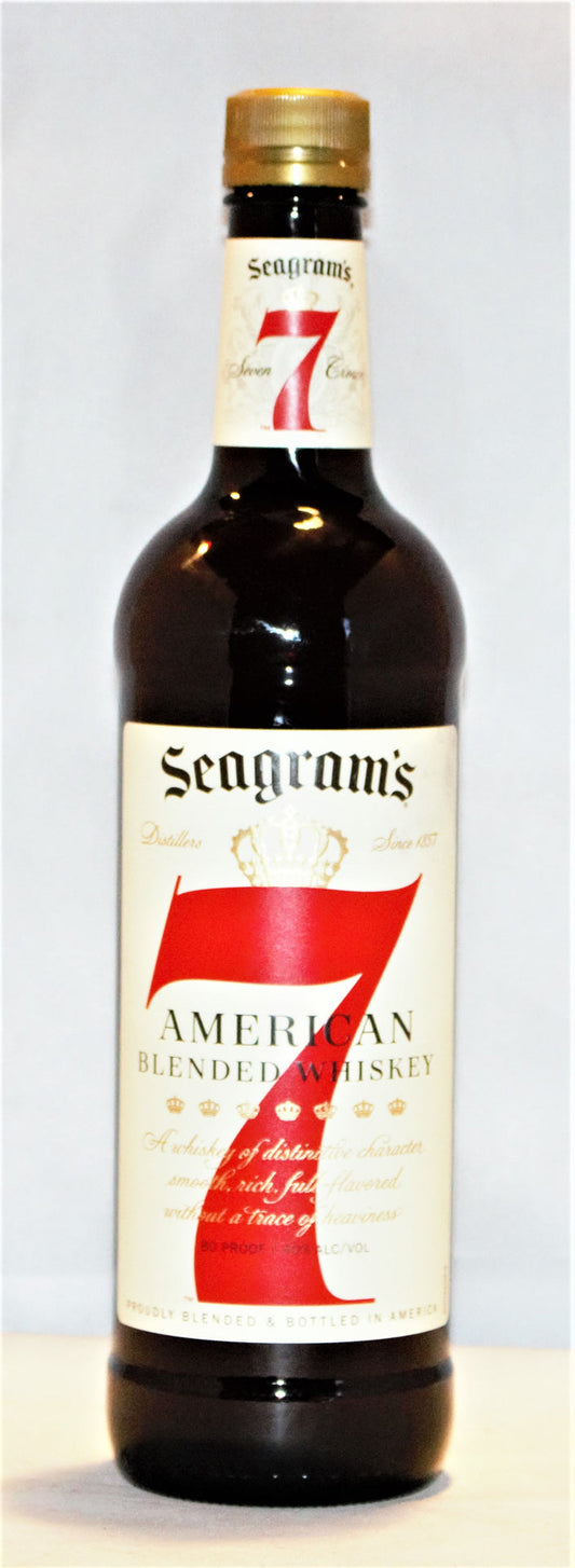 SEAGRAMS SEVEN 7 CROWN WHISKEY BLENDED AMERICAN 750ML Spirits