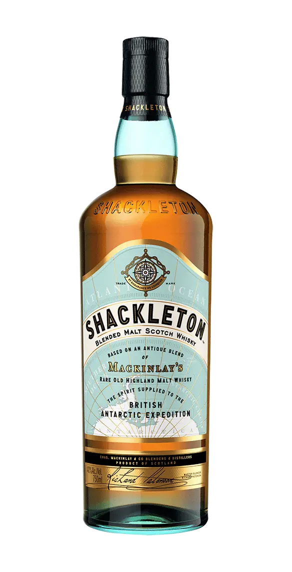 SHACKLETON SCOTCH BLENDED MACKINLAY'S RARE OLD HIGHLAND 750ML Spirits