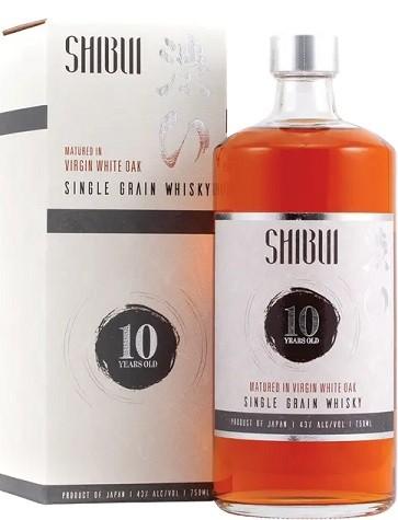 SHIBUI WHISKEY SINGLE GRAIN WHITE OAK CASK MATURED JAPAN 10YR 750ML Spirits