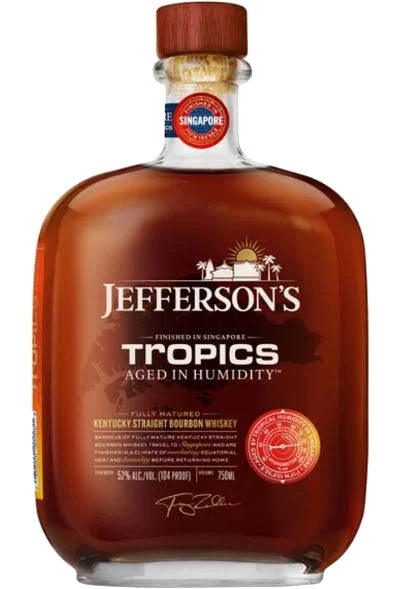 JEFFERSONS BOURBON STRAIGHT TROPICS AGED IN HUMIDITY 750ML