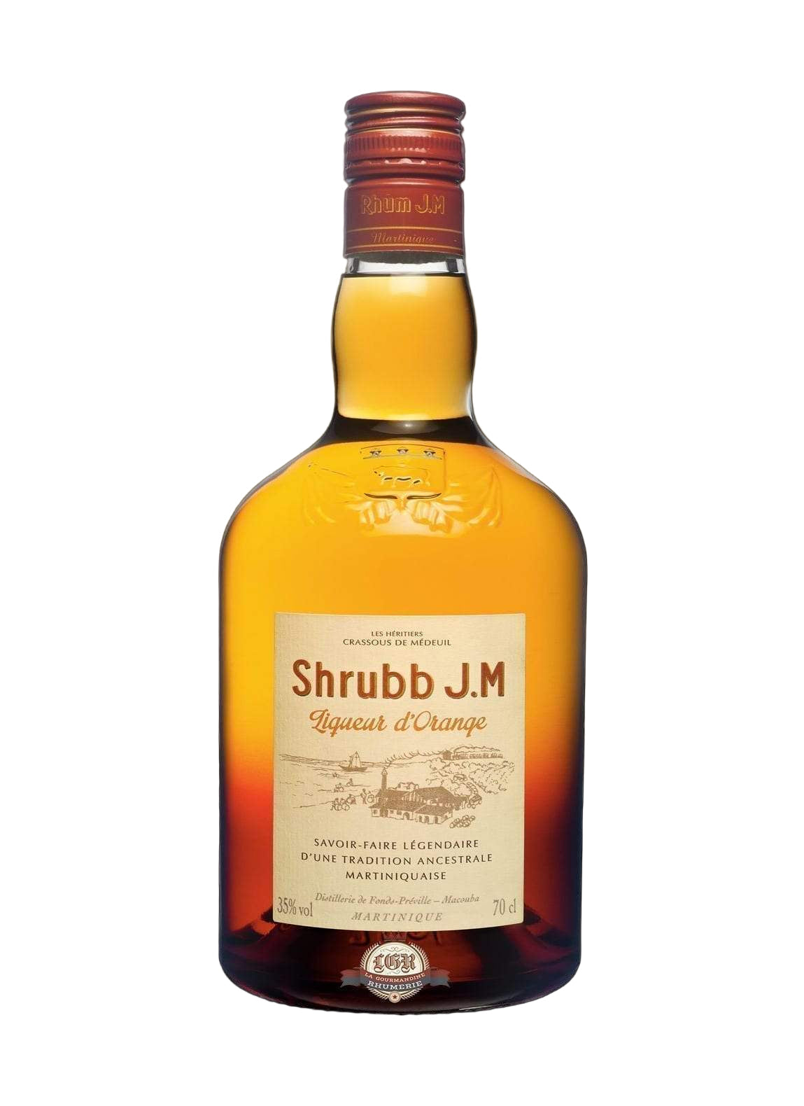 J M SHRUBB LIQUEUR ORANGE MARTINIQUE 700ML LIQ