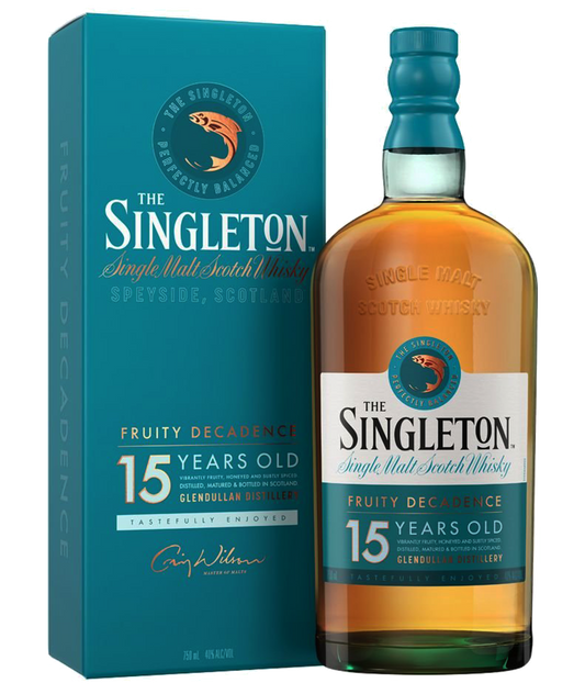 SINGLETON SCOTCH SINGLE MALT GLENDULLAN DISTILLERY 15YR 750ML