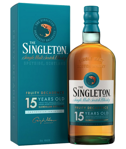 SINGLETON SCOTCH SINGLE MALT GLENDULLAN DISTILLERY 15YR 750ML