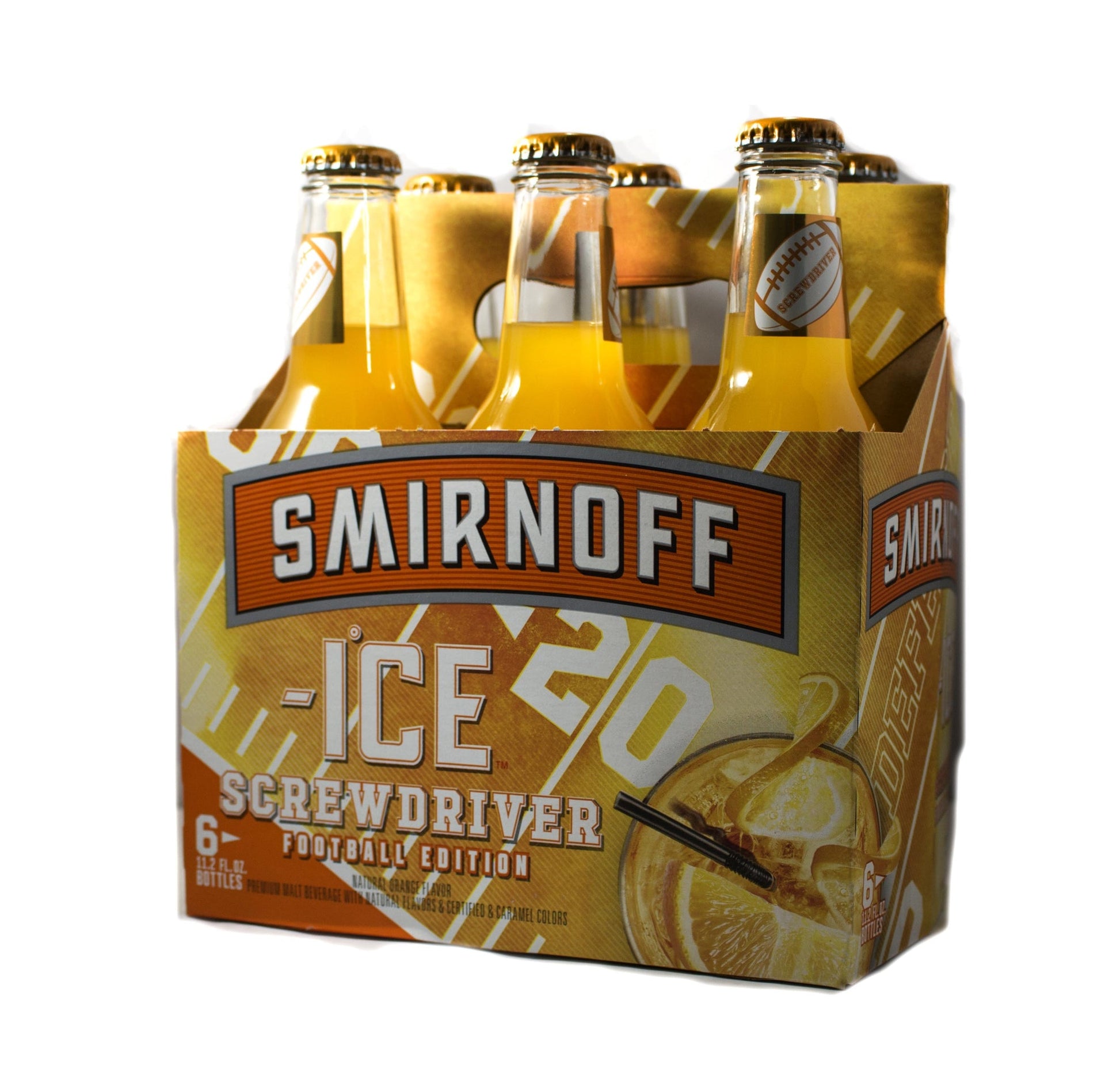 SMIRNOFF ICE SCREWDRIVER FOOTBALL EDITION 6X12OZ BOT Spirits