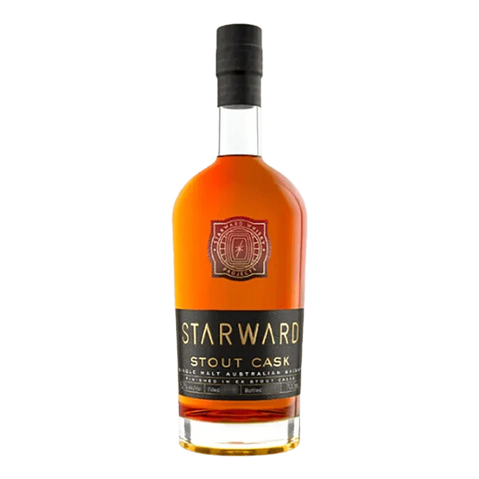 STARWARD WHISKEY SINGLE MALT STOUT CASK FINISH AUSTRALIA 700ML