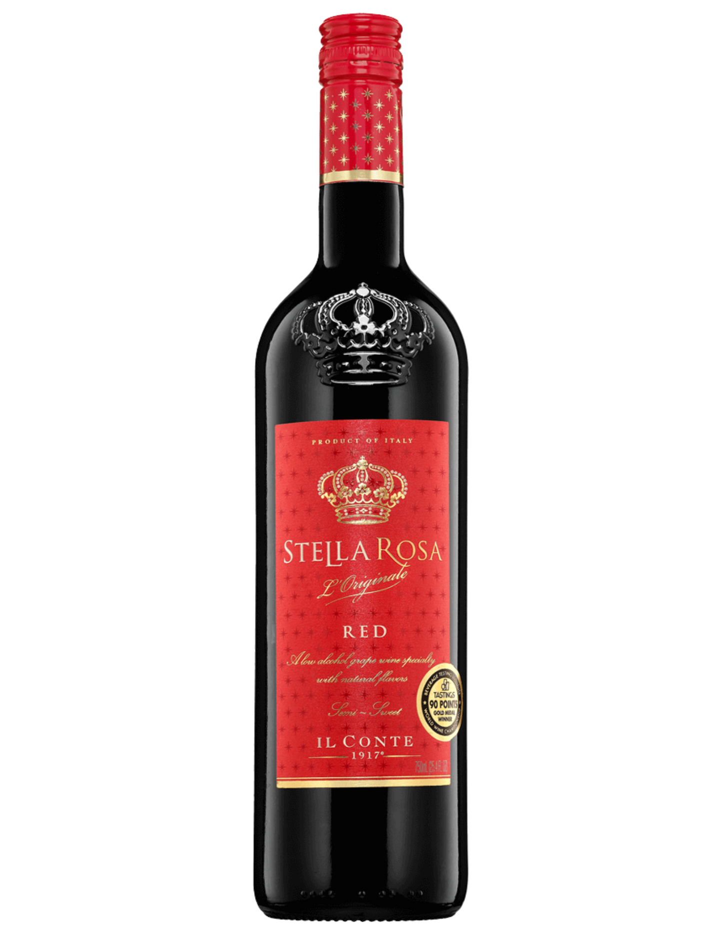 IL CONTE STELLA ROSA RED WINE ITALY 750ML