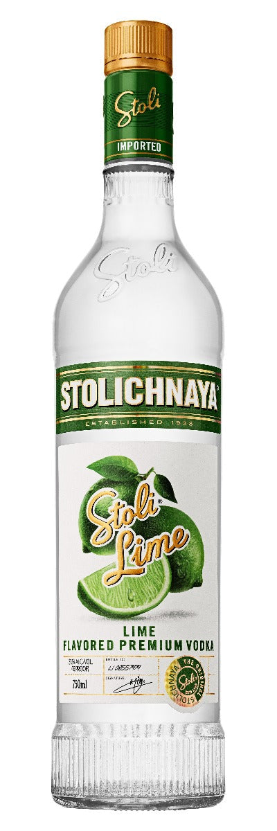 STOLICHNAYA VODKA LIME FLAVORED 750ML