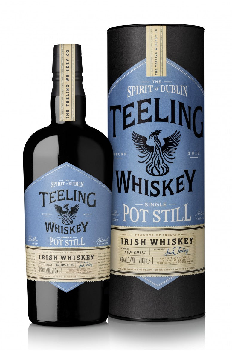 TEELING WHISKEY SINGLE POT STILL IRISH NON CHILL 750ML