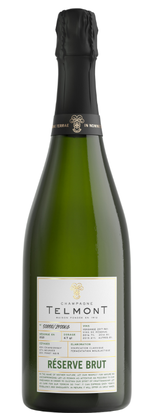 TELMONT CHAMPAGNE BRUT RESERVE FRANCE 750ML