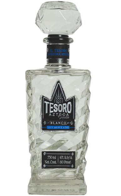 TESORO AZTECA TEQUILA BLANCO 750ML