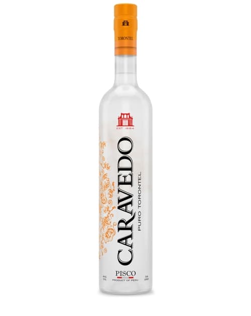 CARAVEDO PURO TORONTEL PISCO PERU 750ML