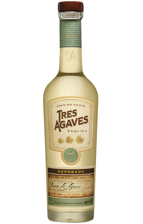 TRES AGAVES TEQUILA REPOSDADO 750ML