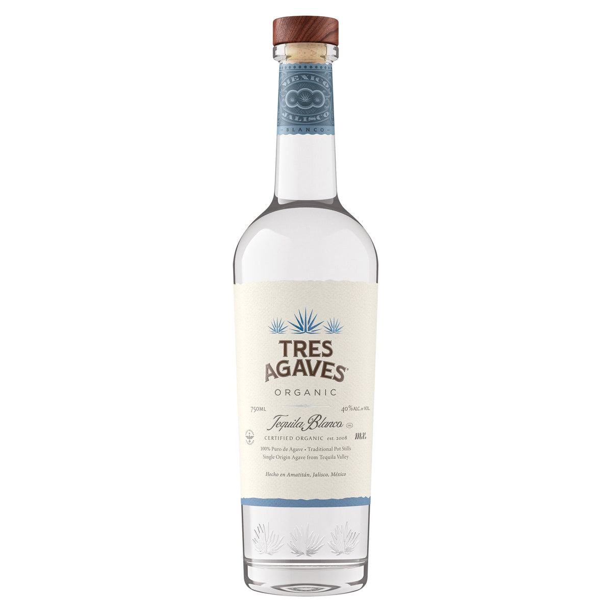 TRES AGAVES TEQUILA SILVER 750ML Spirits