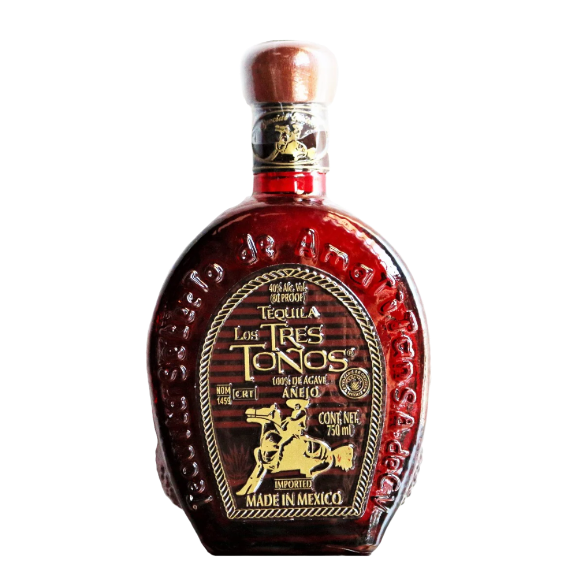 LOS TRES TONOS TEQUILA ANEJO 750ML Spirits