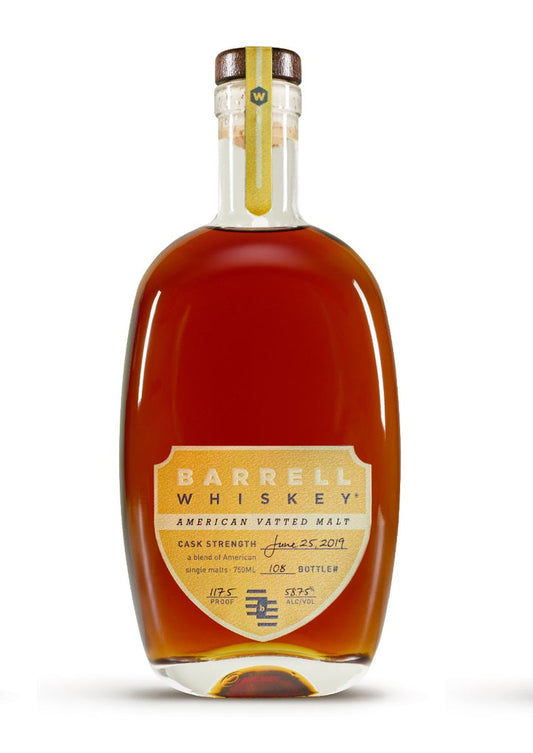 BARRELL WHISKEY AMERICAN VATTED MALT CASK STRENGTH KENTUCKY 750ML - Remedy Liquor