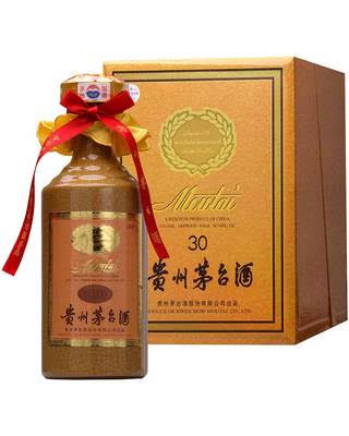 KWEICHOW MOUTAI 30YR BAIJIU CHINA 106PF 375ML Spirits