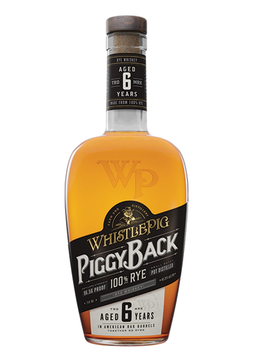 WHISTLEPIG PIGGY BACK RYE WHISKEY 6YR 750ML