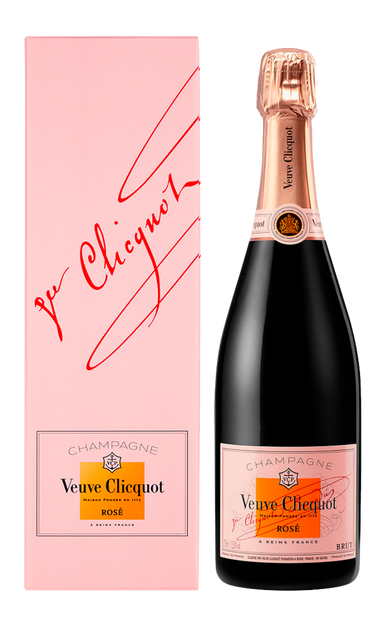 VEUVE CLICQUOT CHAMPAGNE BRUT ROSE W/BOX FRANCE 750ML