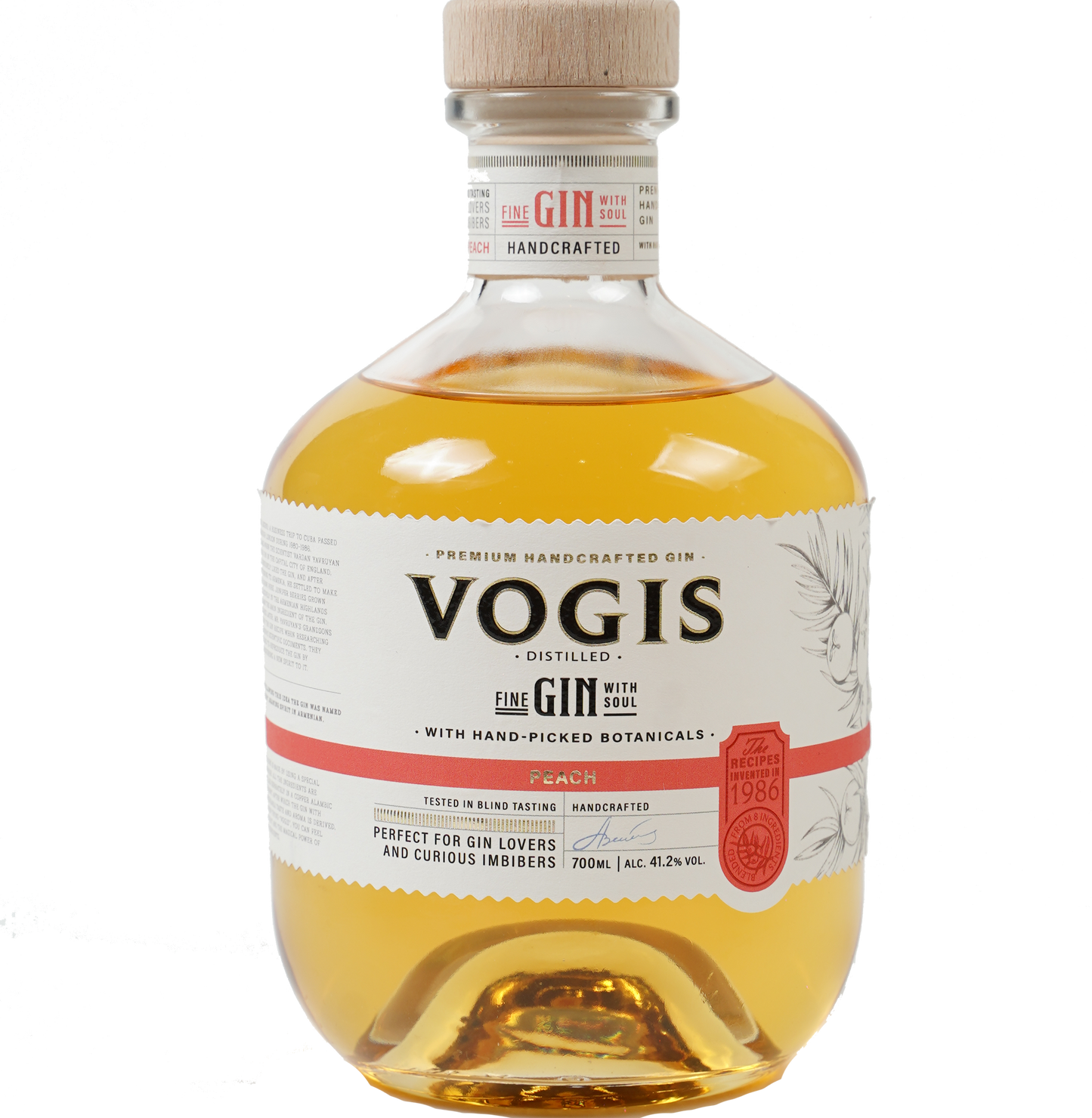 VOGIS GIN DRY WITH SOUL PEACH FLAVORED ARMENIA 700ML