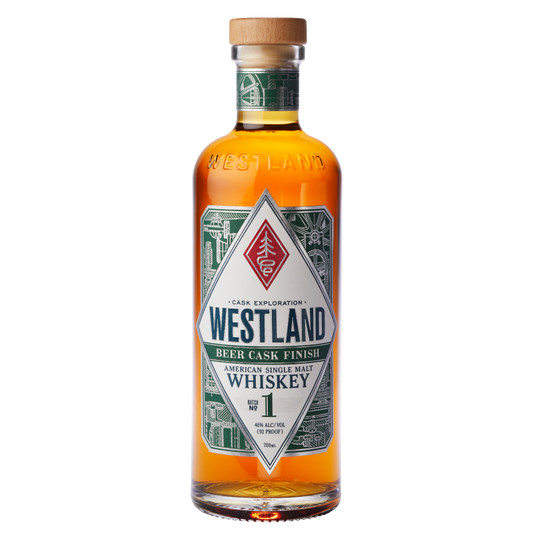 WESTLAND WHISKEY SINGLE MALT BEER CASK FINISH WASHINGTON 92PF 750ML