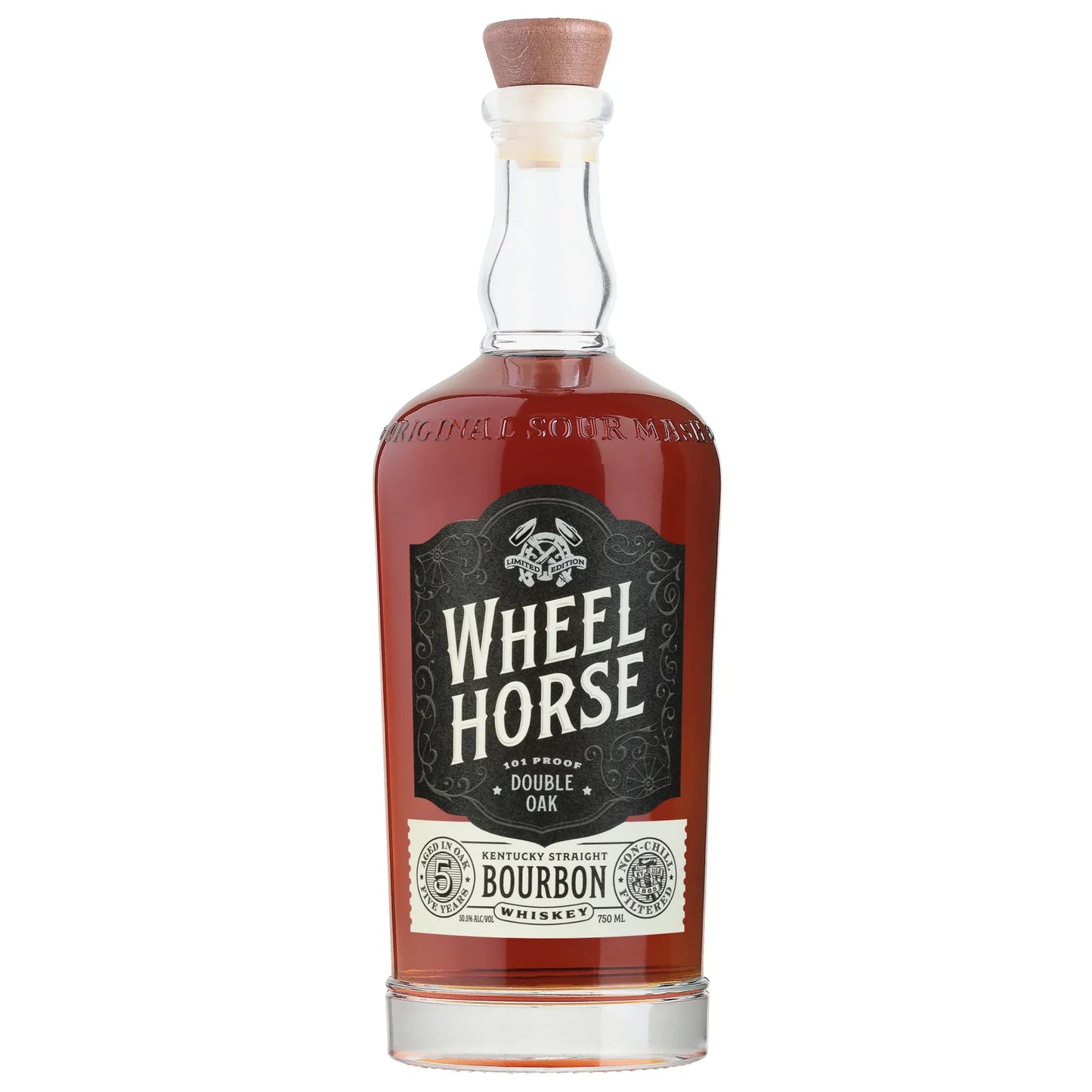 WHEEL HORSE BOURBON DOUBLE OAK KENTUCKY 750ML LIQ