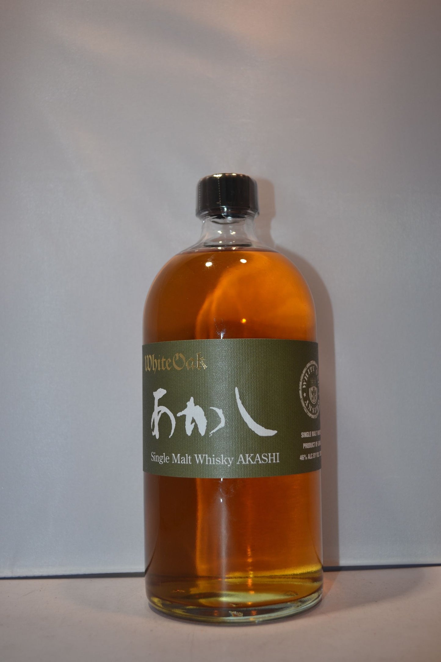 WHITE OAK AKASHI WHISKEY SINGLE MALT IGASHIMA SHUZO JAPAN 750ML