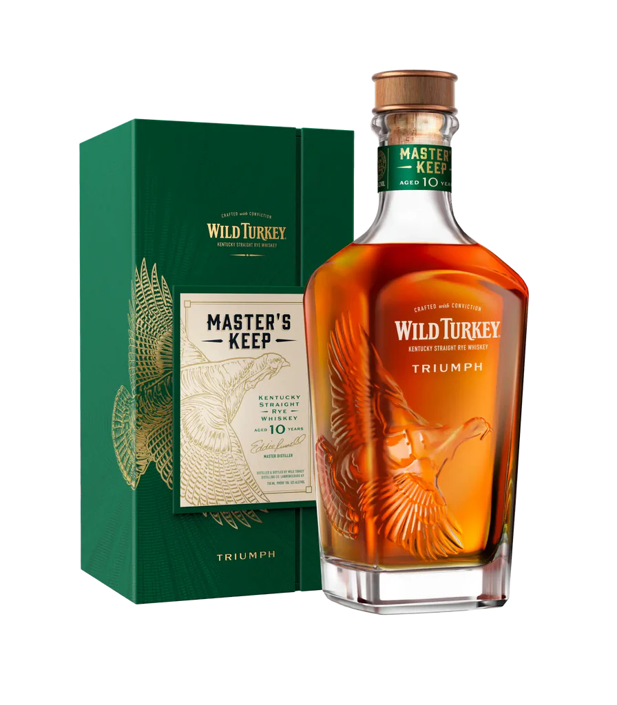 WILD TURKEY MASTERS KEEP TRIUMPH WHISKEY STRAIGHT RYE KENTUCKY 10YR 750ML