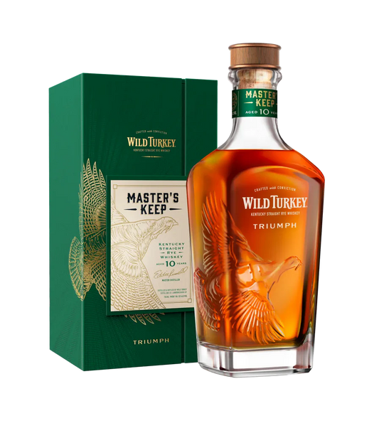 WILD TURKEY MASTERS KEEP TRIUMPH WHISKEY STRAIGHT RYE KENTUCKY 10YR 750ML