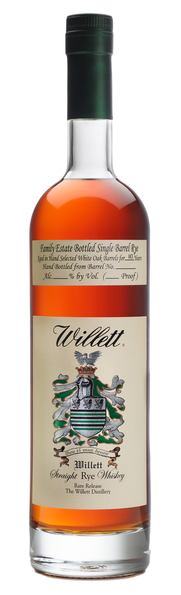 WILLETT FAMILY ESTATE STRAIGHT RYE WHISKEY SINGLE BARRELL KENTUCKY 6YR 750ML LIQ