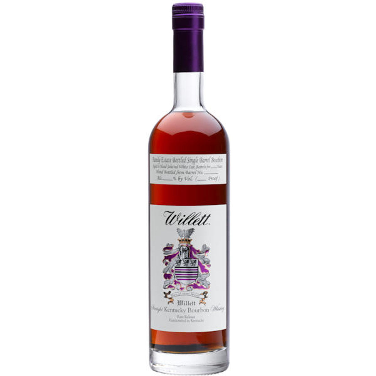 WILLETT WHISKEY RYE SINGLE BARREL FAMILY ESTATE 7YR KENTUCKY 750ML LIQ