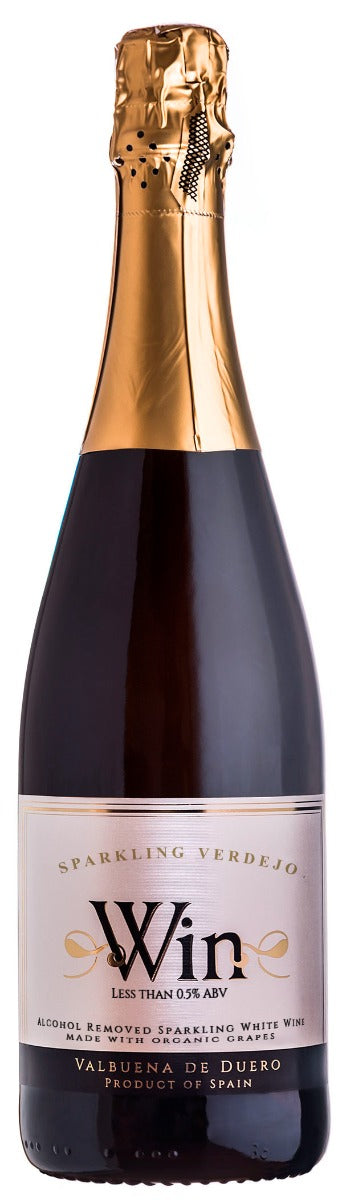 WIN NON ALCOHOLIC SPARKLING WINE MADE WITH ORGANIC GRAPES VALBUENA DE DUERO SPAIN 750ML
