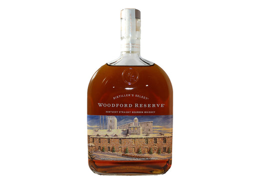 WOODFORD RESERVE BOURBON DILSTILLERS SELECT HOLIDAY ARTIST BOTTLE KENTUCKY 90.4PF 1LI